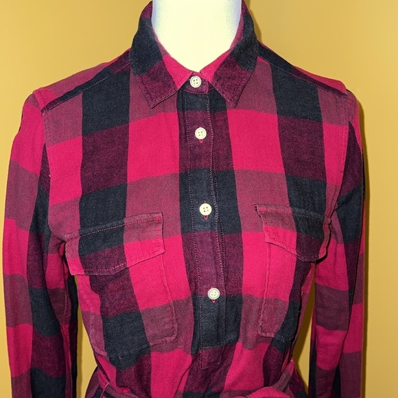 Gap plaid shirt dress - Picture 4 of 6